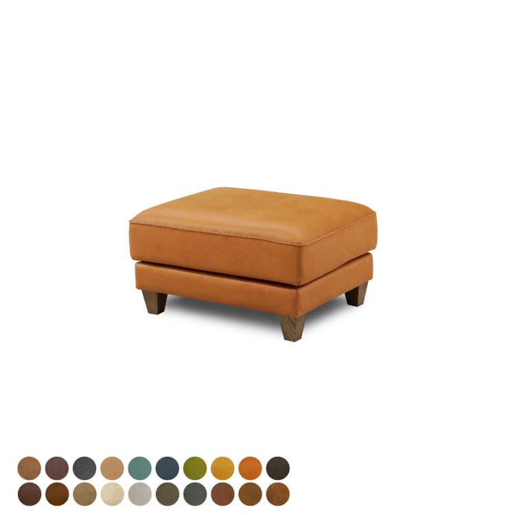 コロンバス　Columbus オットマン　（レザーテックス）