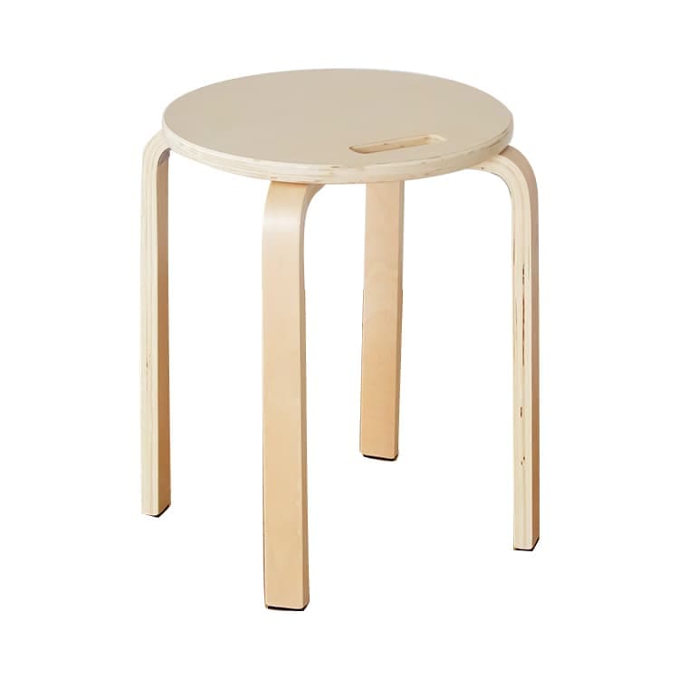 スツール ラウンドスタッキングスツール ハンドル付き NEO-322