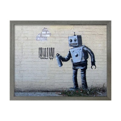 アーティストポスター Banksy Robot バンクシー ロボット|リビンググッズ|雑貨