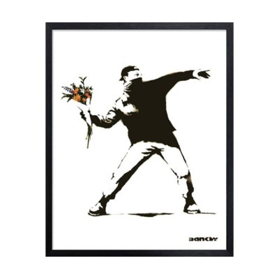 アーティストポスター Banksy Molotov バンクシー モトロブ|リビンググッズ|雑貨