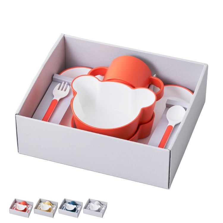 子ども用食器セットtak KIDS DISH gift box cutlery タック
