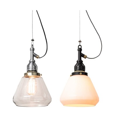 ガラス製ペンダントライトM ワイヤーコード / AMP GLASS LAMP WIRE /  AMP-L009 AMP-L010|リビンググッズ|雑貨