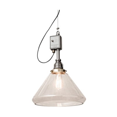 ガラス製ペンダントライトL スイッチコード / AMP GLASS LAMP LARGE SWITCH / AMP-L012|リビンググッズ|雑貨