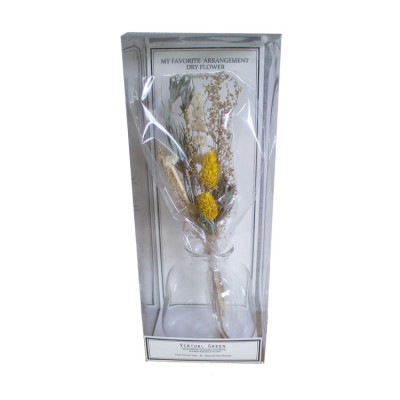 ドライフラワー＆フラワーベースセット Dry Flower Into The Vase ドライフラワー イントゥザ ベース|リビンググッズ|雑貨