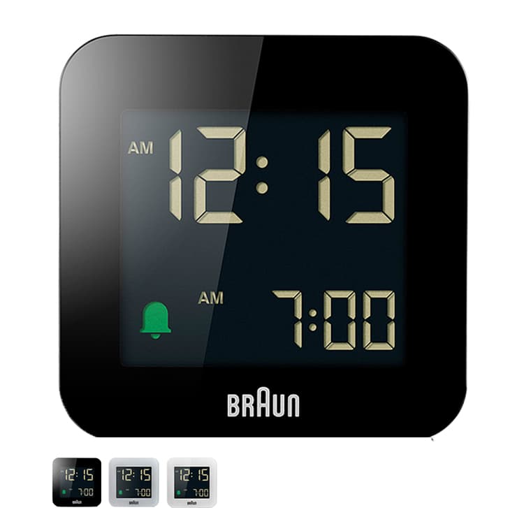 デジタル目覚まし時計 BRAUN BC08 Digital Clock