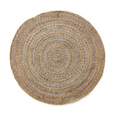 ラウンドラグ Jute & Cotton Round Rug 120cm コットン&ジュート|リビンググッズ|雑貨