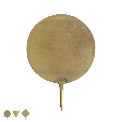 画鋲 Salo BRASS PIN サロ ブラスピン 同形3個入り