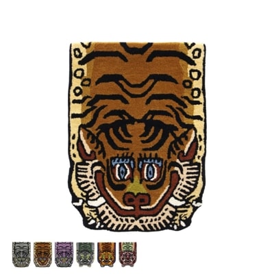 ラグ Tibetan Tiger Rug H Series ハーフサイズ チベタン 70cm