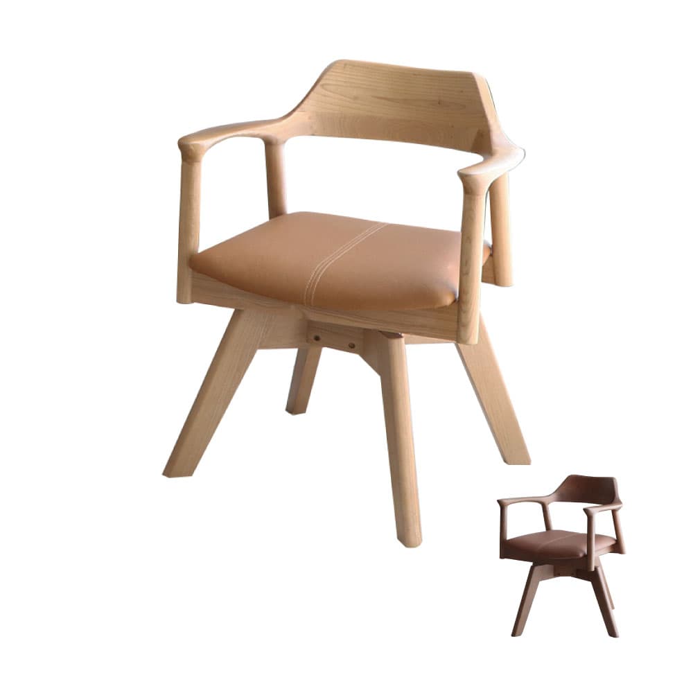 【売約済み】回転式ウッドチェア①（まとめ買いがお得！） 0029lemb.jpg?fitin=720:720