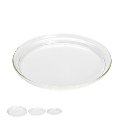 皿 耐熱ガラス Trendglas-JENA Glass Plate Centric ガラスプレート 2枚セット 13cm 16cm 19cm|キッチン|雑貨