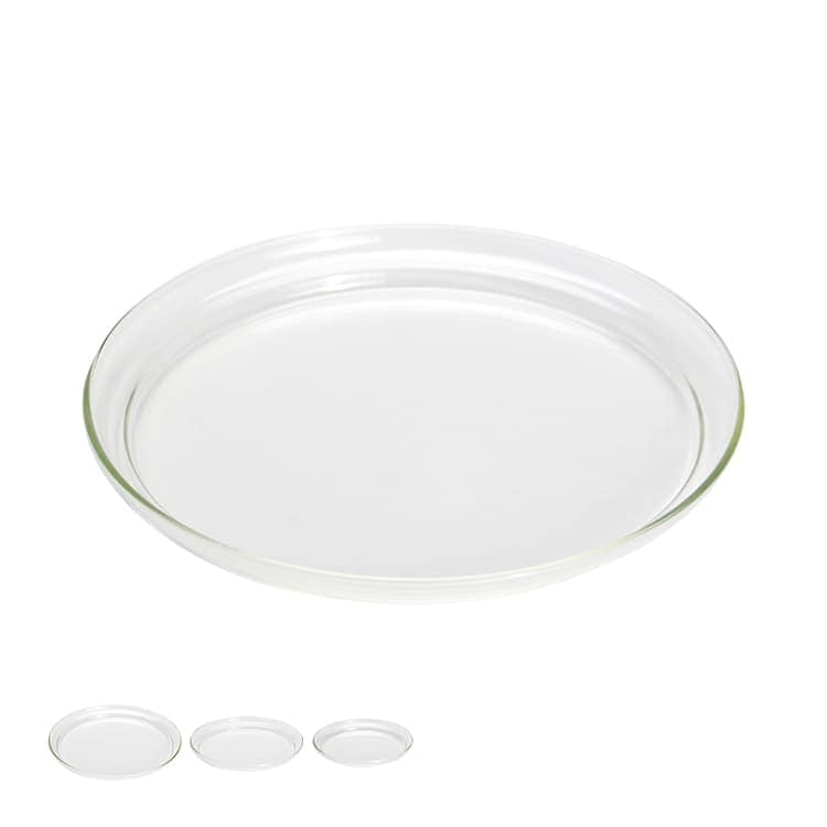 皿 耐熱ガラス Trendglas-JENA Glass Plate Centric ガラスプレート 2枚セット 13cm 16cm 19cm