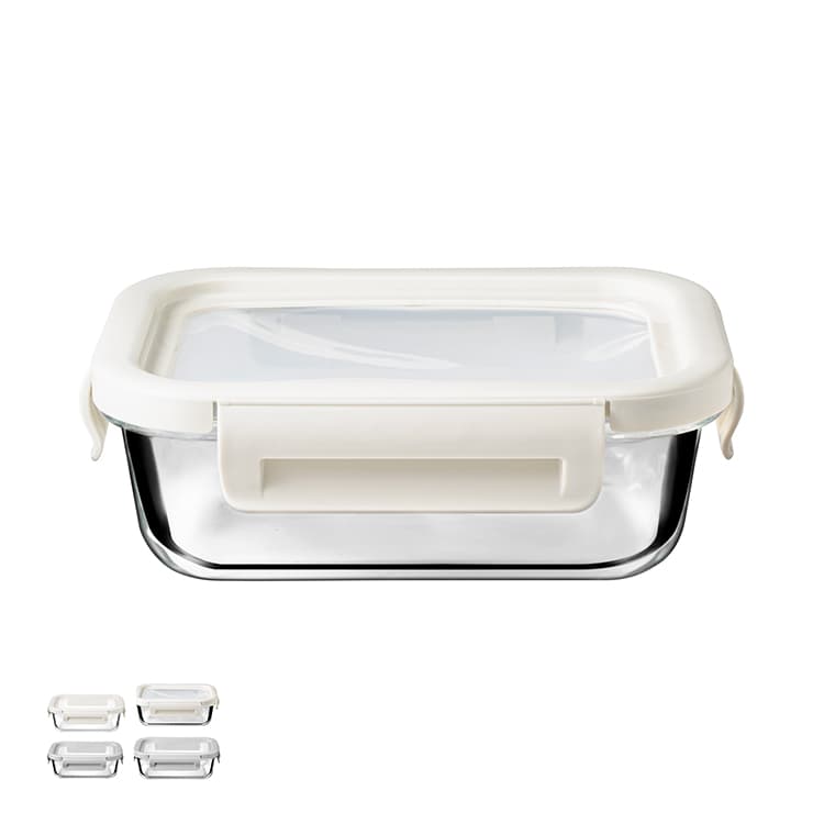 nikii 耐熱ガラス 保存容器 シリコン蓋 NNS-303S NNS-294M