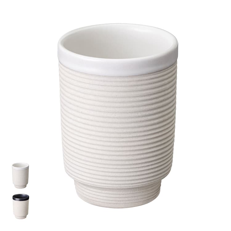 湯呑み ハレとケ 美濃焼 千段お湯呑み 大 NAW-299