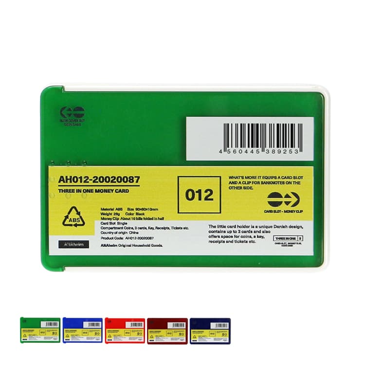 コインケース マネークリップ Anaheim Money Card アナハイム マネーカード