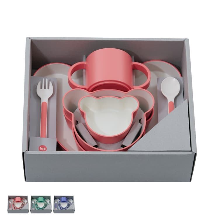 子ども用食器7点セット tak kidsdish giftbox bear lucky7 タックキッズディッシュギフトボックスベアーラッキーセブン