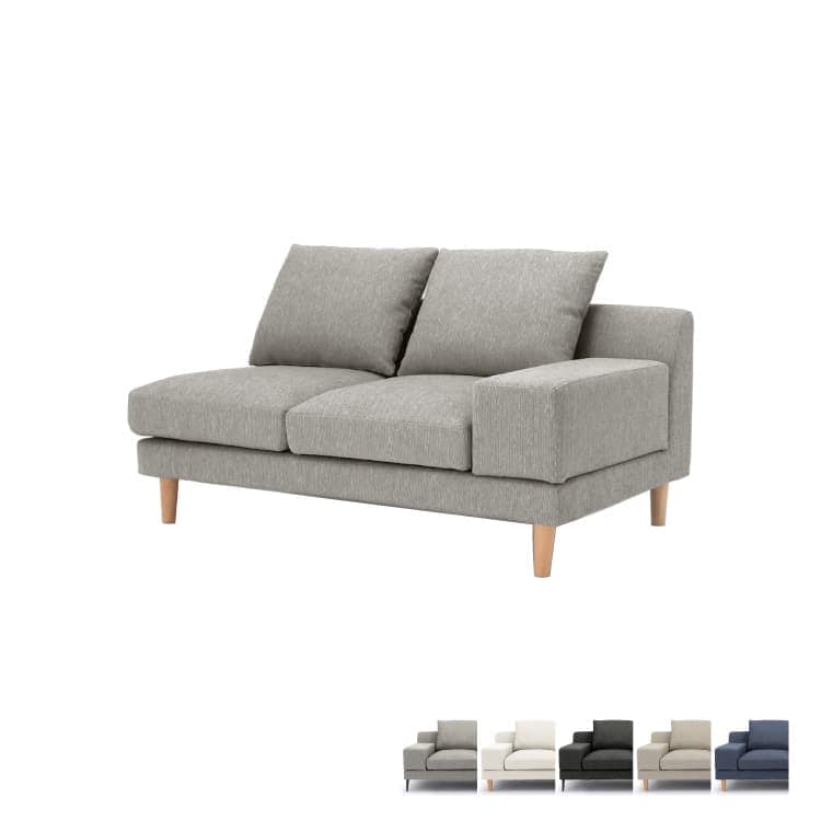 NDstyle　3人掛け　ソファ Poire（ポワール）POR-SF3 ブルー 野田産業 NDstyle. Poireシリーズ ソファ 3P POR-SF3 ポワール