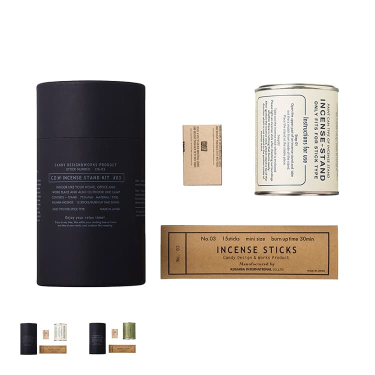 お香セット C.D.W. Incense Kit #03 #04 C.D.W.インセンスキット