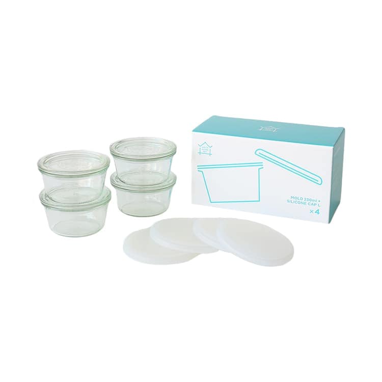 保存容器 WECK Home Set Mold 230ml×4 set WE-S227 ウェック ホームセット