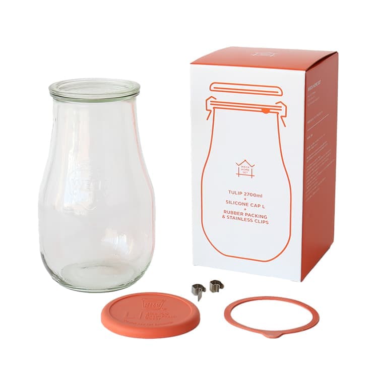 保存容器 WECK Home Set Tulip 2700ml set WE-S230 ウェック ホームセット