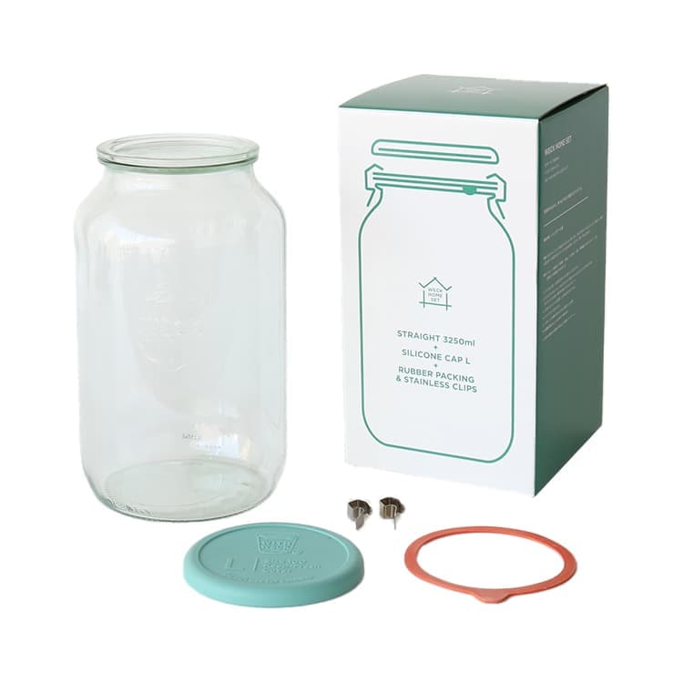 保存容器 WECK Home Set Straight 3250ml set WE-S229 ウェック ホームセット