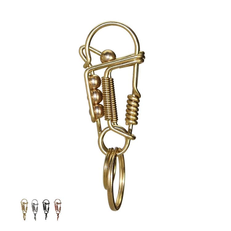 HANDLE WITH CARE CARABINER GOLD カラビナ 金 HANDLE WITH CARE CARABINER GOLD カラビナ 金 HANDLE WITH CARE