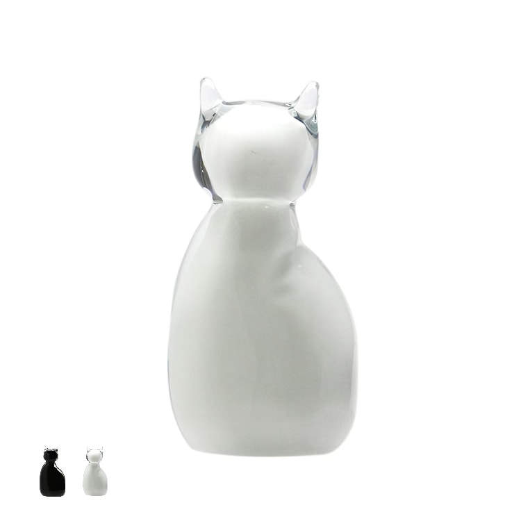 ガラスオブジェ グラス オブジェ キャット Glass Objet Cat