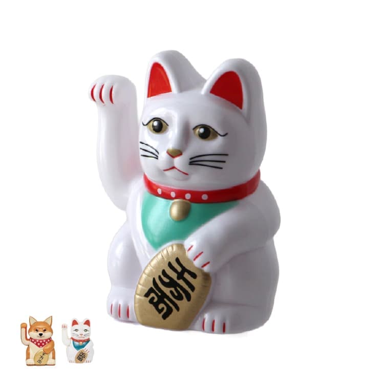 右手が動く 招き猫 犬 Toy&Book ラッキーキャット ラッキードッグ Lucky Cat Lucky Dog 