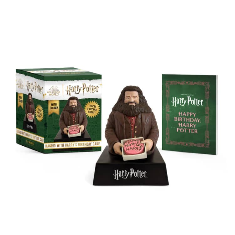ハリーポッター 音声付き フィギュア ハグリット Toy & Book Harry's Birthday Cake ハリーズ バースデーケーキ 