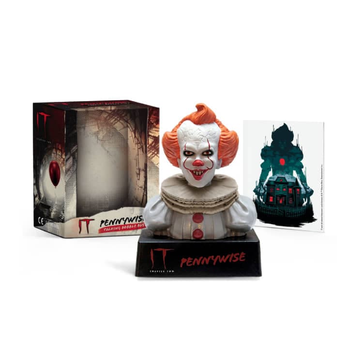 IT イット ペニーワイズ 音声付き ボブルヘッド フィギュア Toy & Magnet Pennywise Talking Bobble Bust