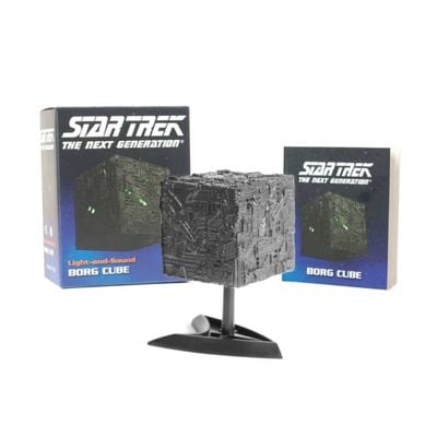 音が鳴る スタートレック ボーグキューブ フィギュア  Toy & Book Star Trek Borg Cube