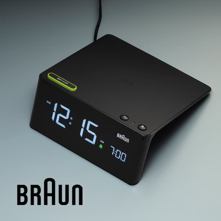 BRAUN / ブラウン Projection alarm clock BC15 デジタル
