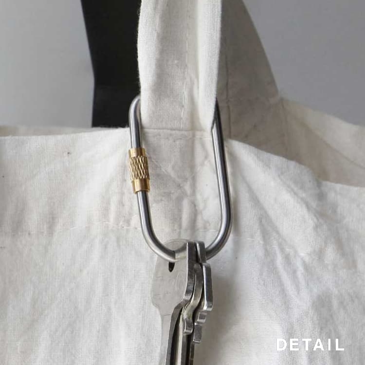 キーホルダー カラビナ Titanium Screw Lock Keyring チタニウム