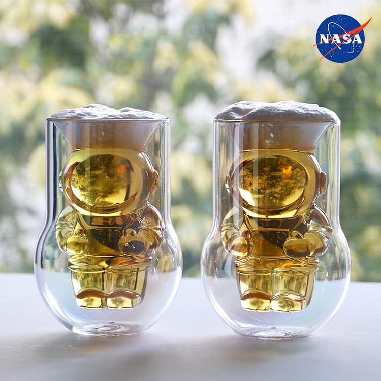 NASA ナサ アストロノーツ ダブルウォールグラス 2個セット | 家具