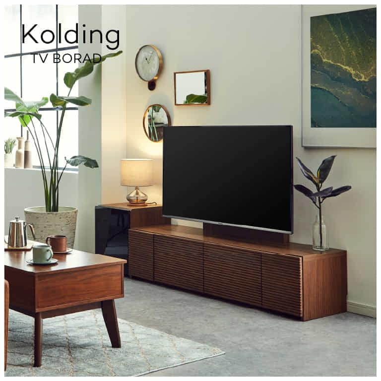コリング Kolding ロータイプ壁掛けテレビボード 幅150cm/ 幅180cm