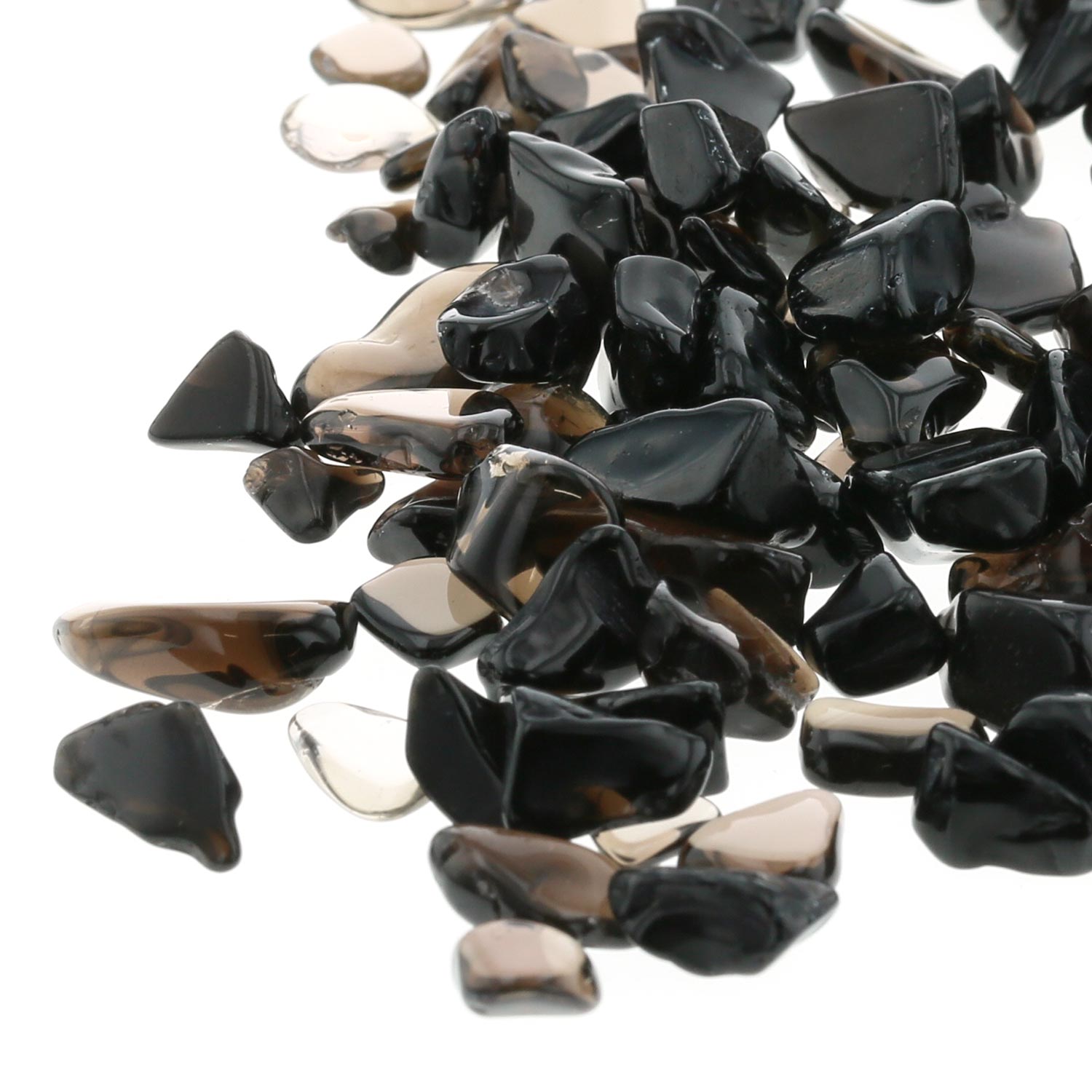 黒水晶 さざれチップ (Mサイズ） 【100g 浄化】｜最高級パワーストーン