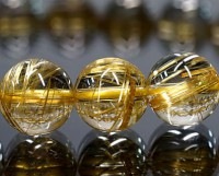 タイチンルチル ブレスレット 8mm玉 No.42 最高級（5A） |ブレスレット|タイチンルチルクォーツ