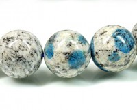 K2ブルー アズライト ブレスレット 6mm玉 No.1|K2ブルー