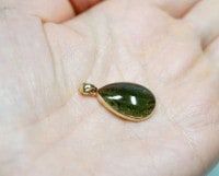 モルダバイト ペンダントトップ （SV925） No.2 最高級 【プレミアム】|ペンダントトップ|モルダバイト