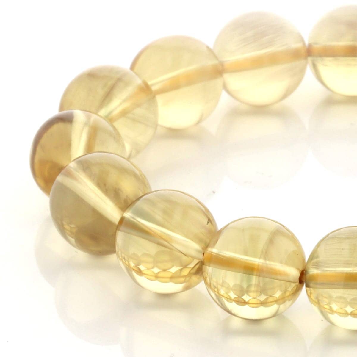 アンデシン （ゴールド）ブレスレット 12mm玉 No.38 最高級（5A）  [ 画像現物・一点物 ]  |ゴールドアンデシン|アンデシン