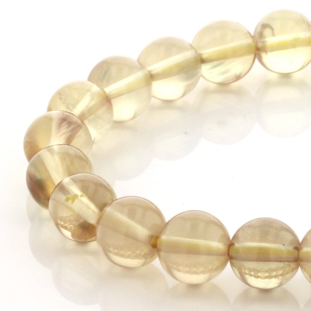 アンデシン （レッドゴールド）ブレスレット 8mm玉 No.40 最高級（5A）  [ 画像現物・一点物 ]  |ゴールドアンデシン|アンデシン