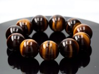 タイガーアイ ブレスレット 24mm玉 No.5 最高級（5A）|ブレスレット|イエロータイガーアイ