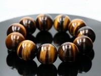 タイガーアイ ブレスレット 23mm玉 No.3 最高級（5A）|ブレスレット|イエロータイガーアイ