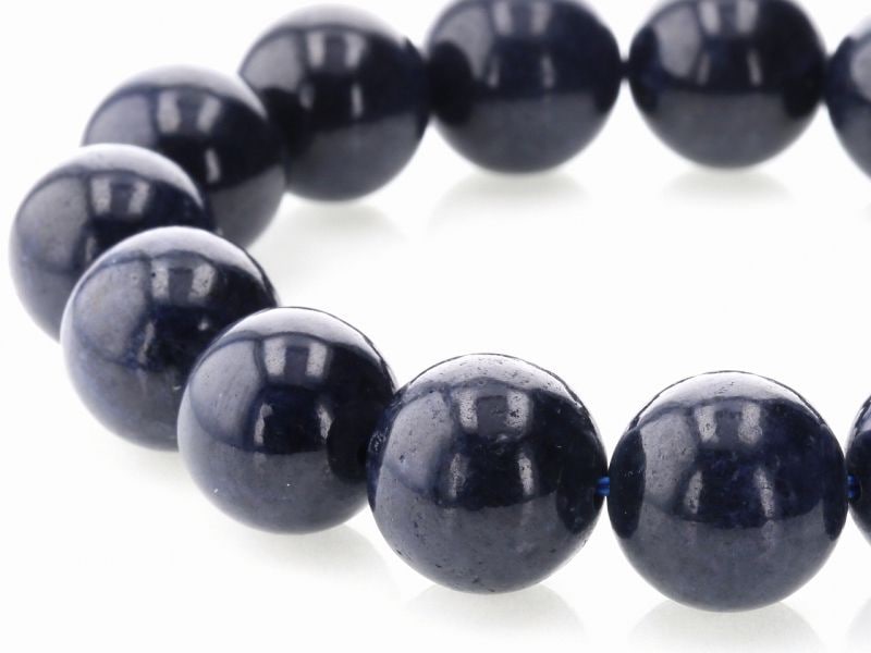 サファイア ブレスレット 15mm玉 No.16