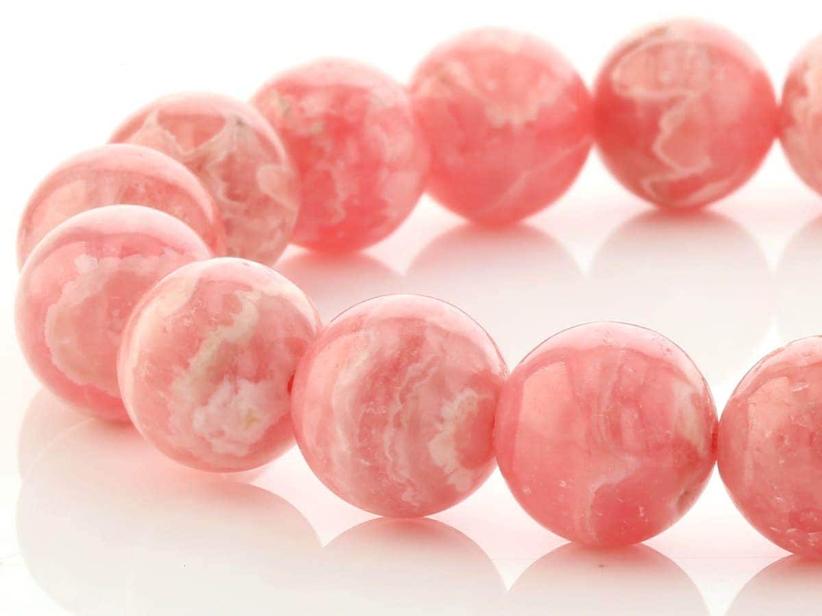 インカローズ （ベビーピンク）ブレスレット 10mm玉 No.31 最