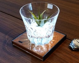 LEDコースター ディスプレイ照明 （充電式LED照明）|パワーストーン原石置物（鉱物）