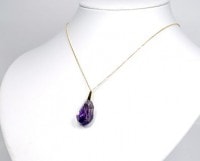 最高級（5A） アメジストエレスチャル ペンダントトップ No.35  [ 画像現物・一点物 ]  