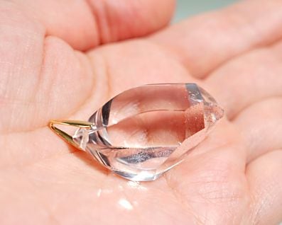 ストロベリークォーツ ペンダントトップ （18金イエローゴールド） No.12 （鑑別書付） 最高級（5A）