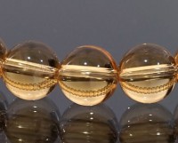 シトリン ブレスレット 8mm玉 No.6|ブレスレット|シトリン（黄水晶）