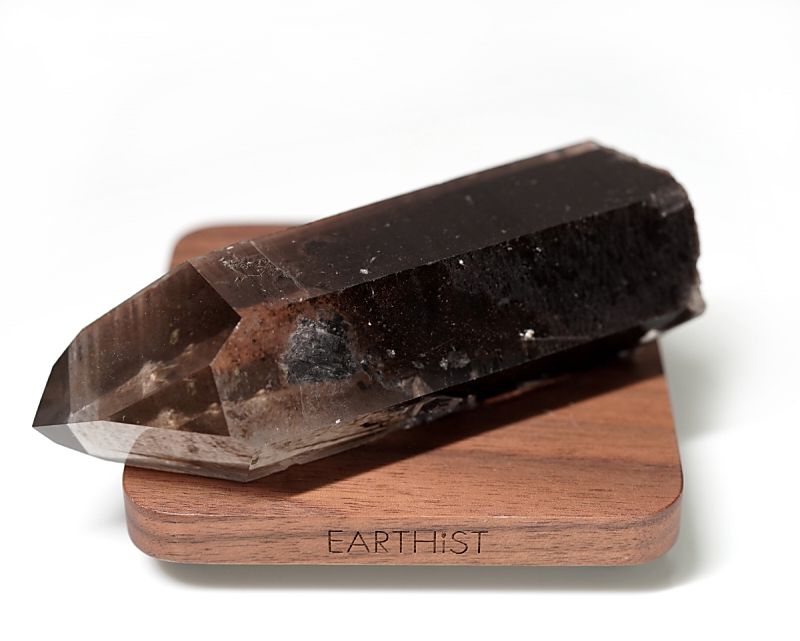 カーボン水晶 (ブラジル産) 原石 No.9