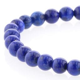 ラピスラズリ ブレスレット（無着色・無処理） 8mm玉 No.18 最高級